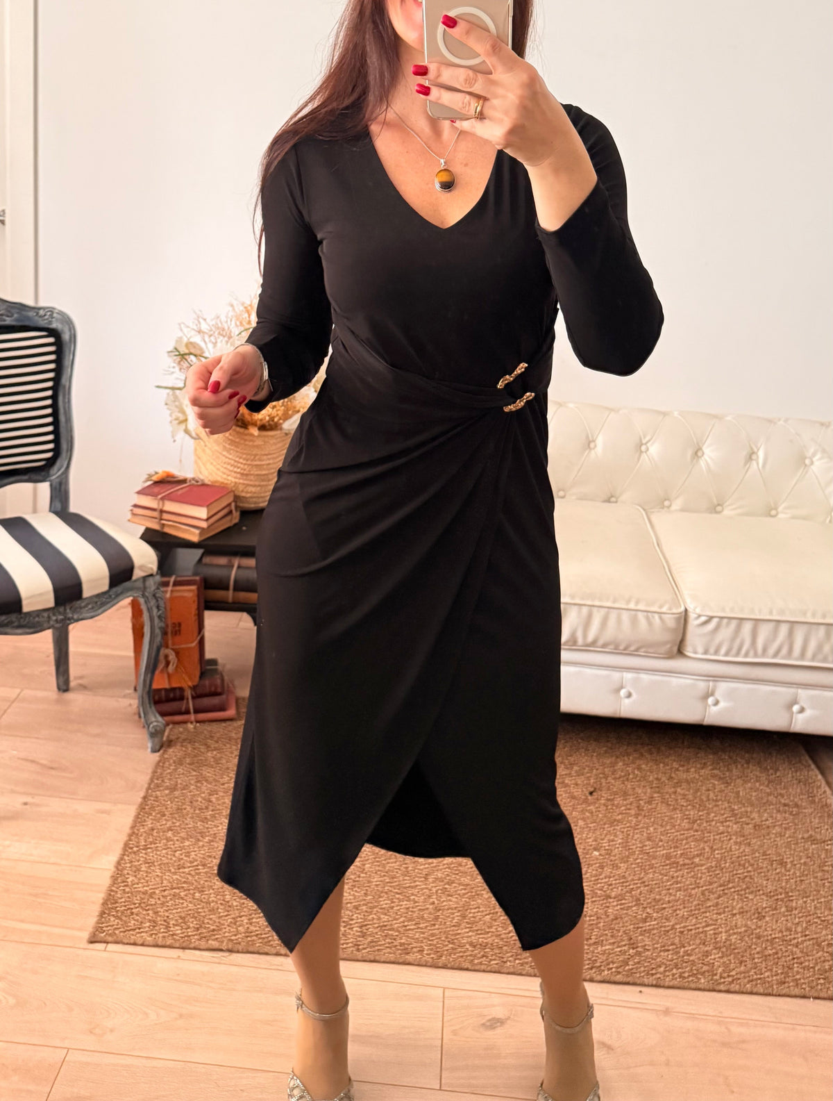 Vestido Mia manga larga