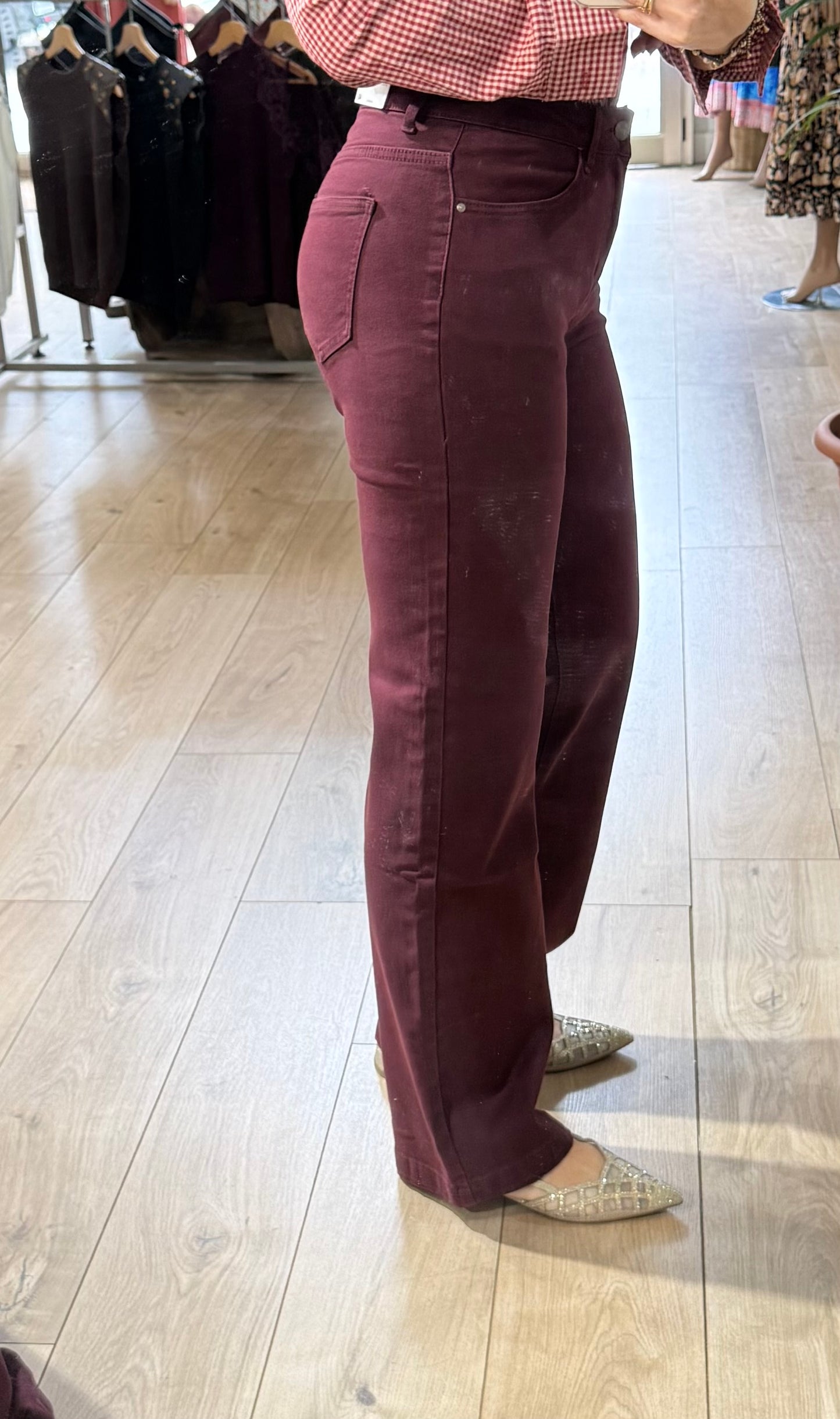 Pantalón Fiona Burdeos