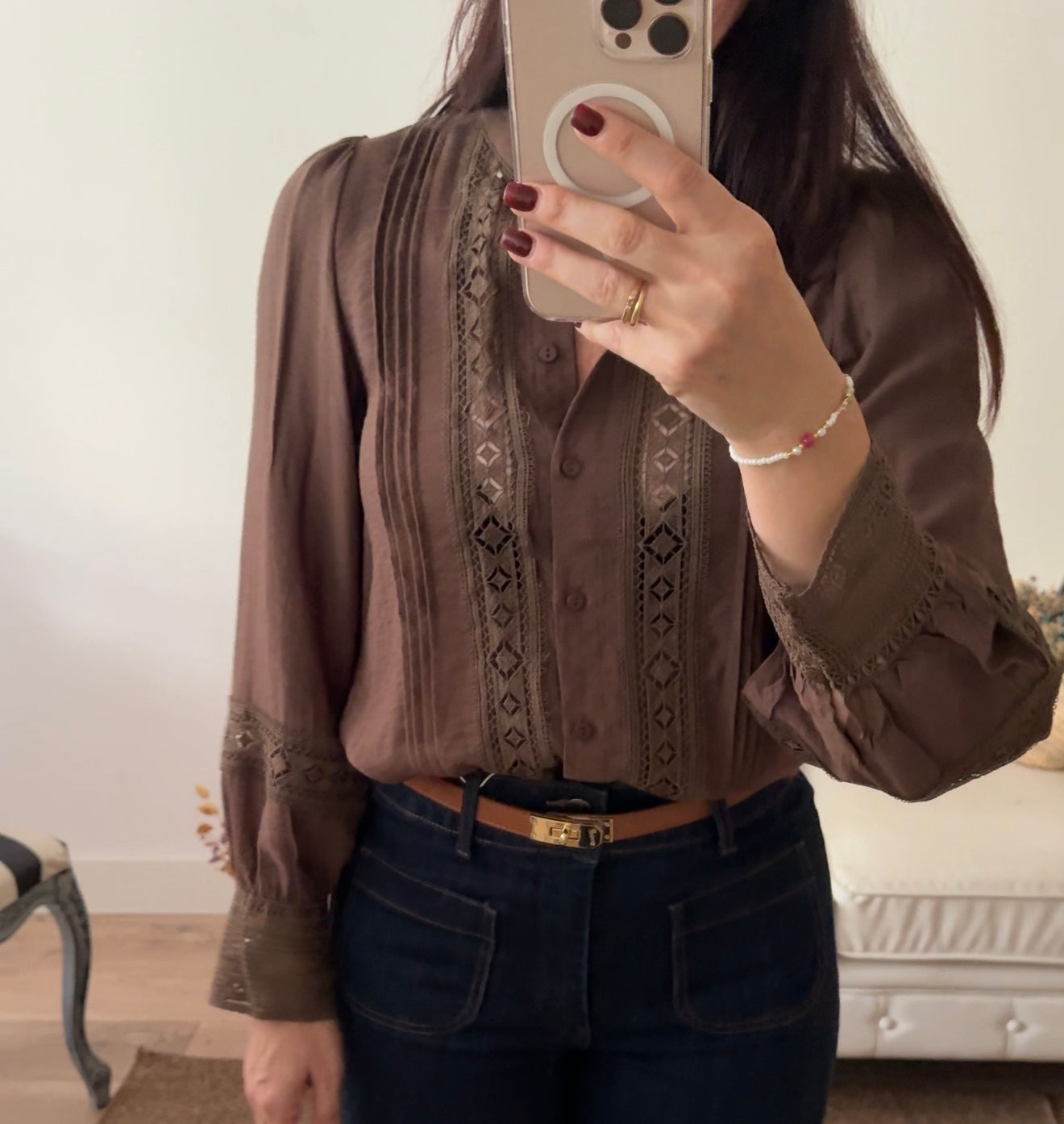 Blusa Martina chocolate