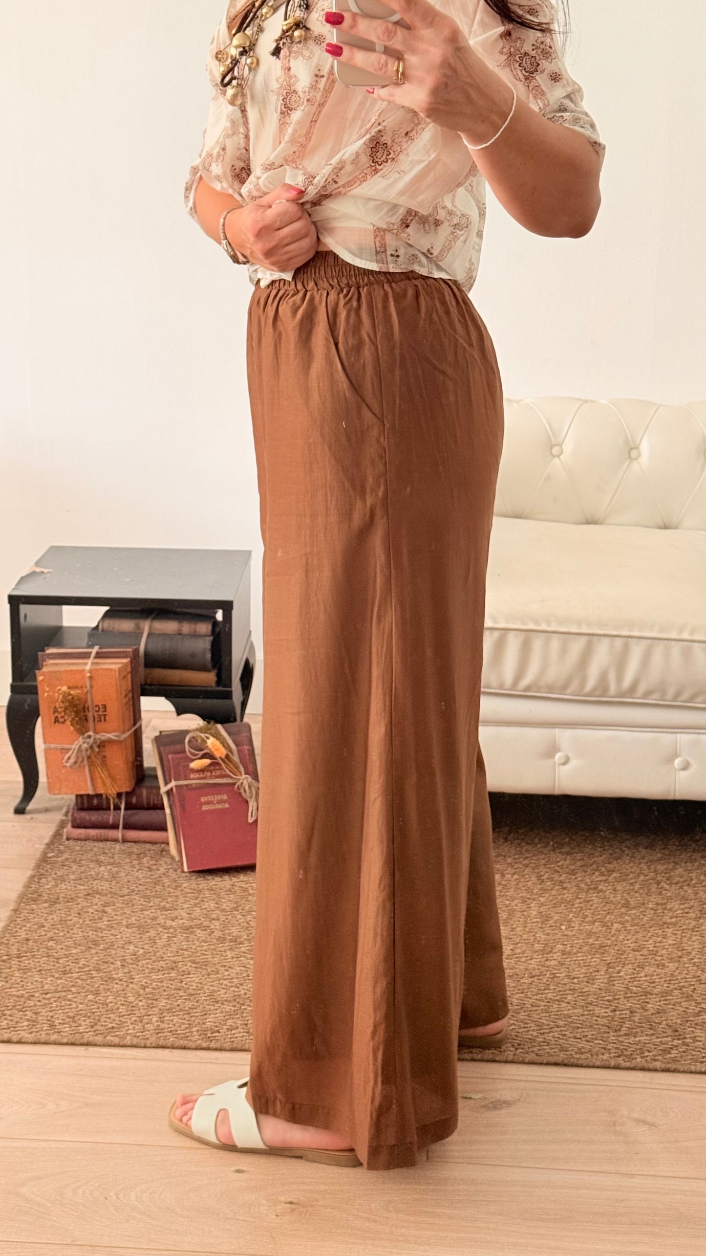 Pantalón Lagoa chocolate