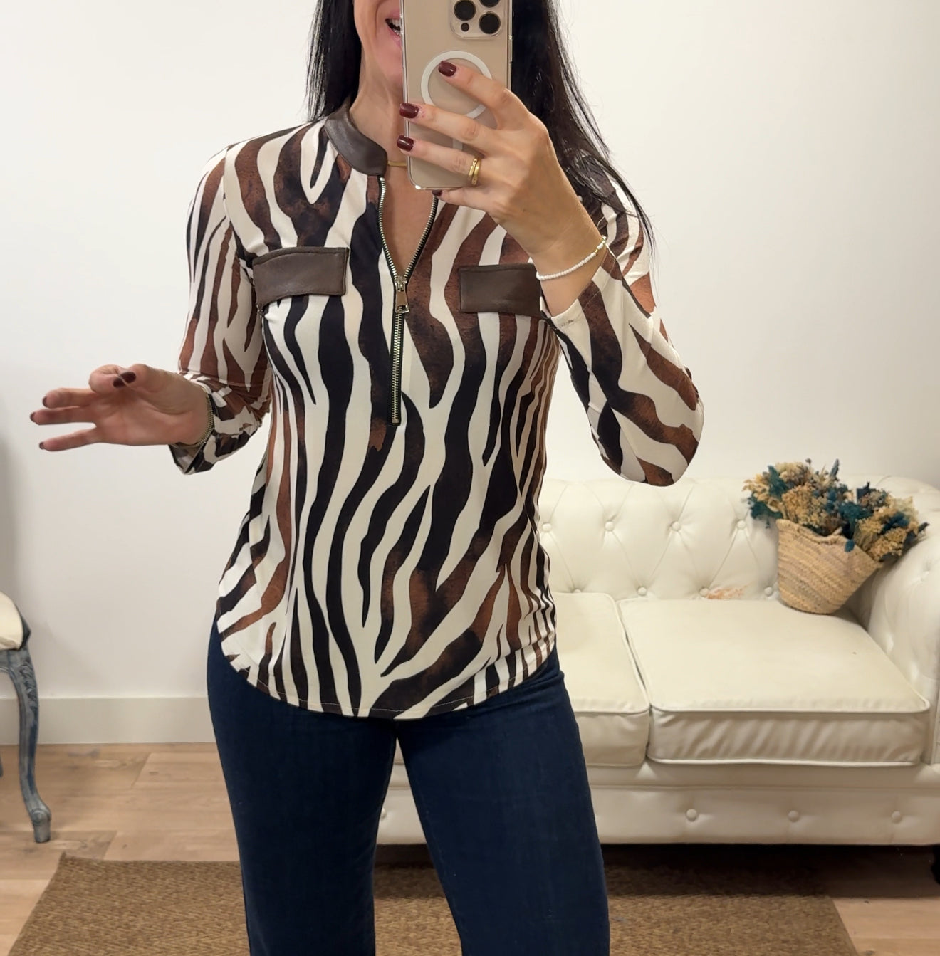 Blusa Zebra