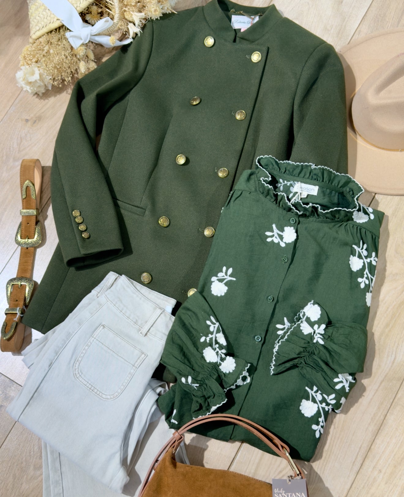 Chaquetón Zia verde
