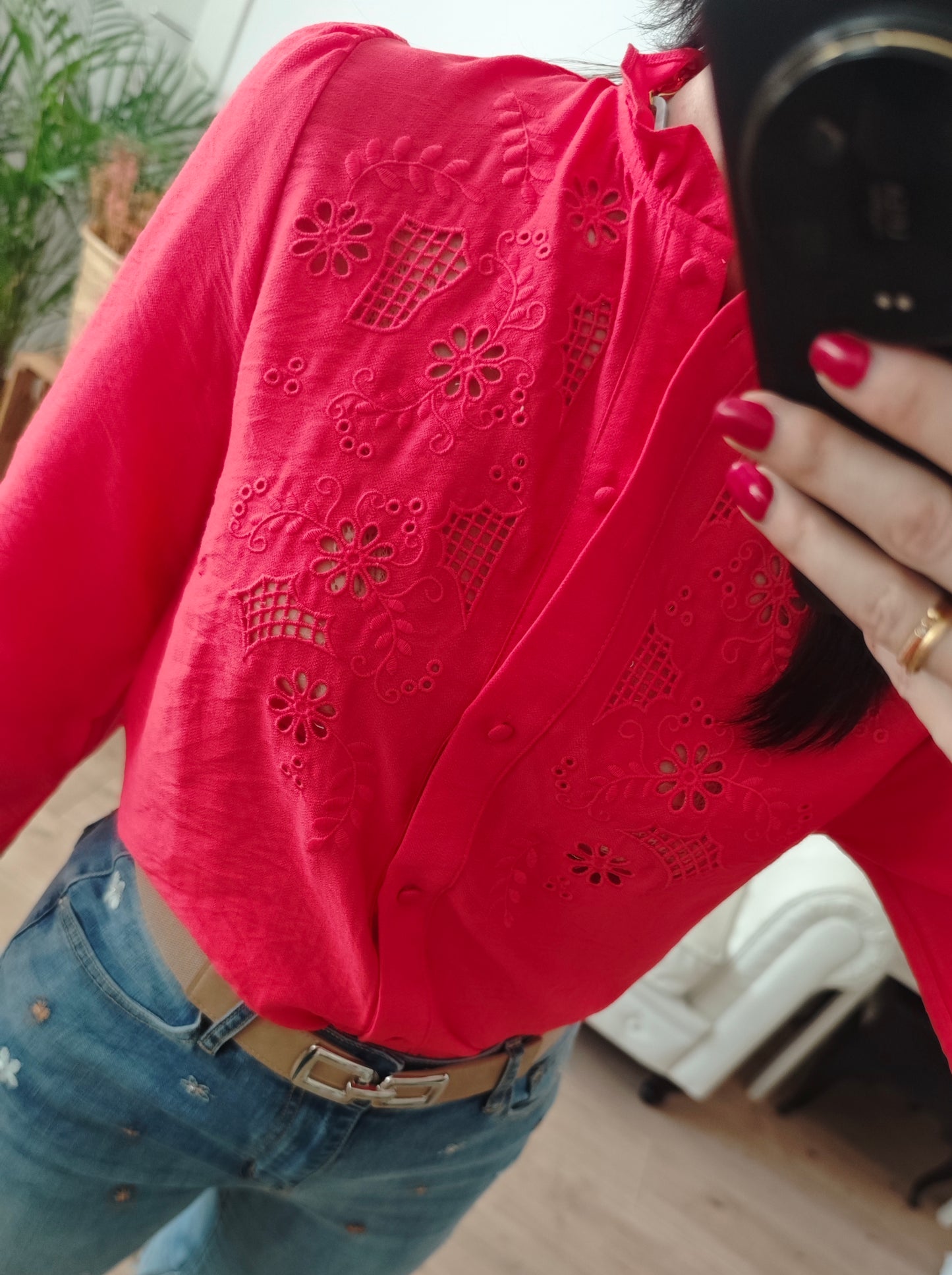 Blusa Camila coral