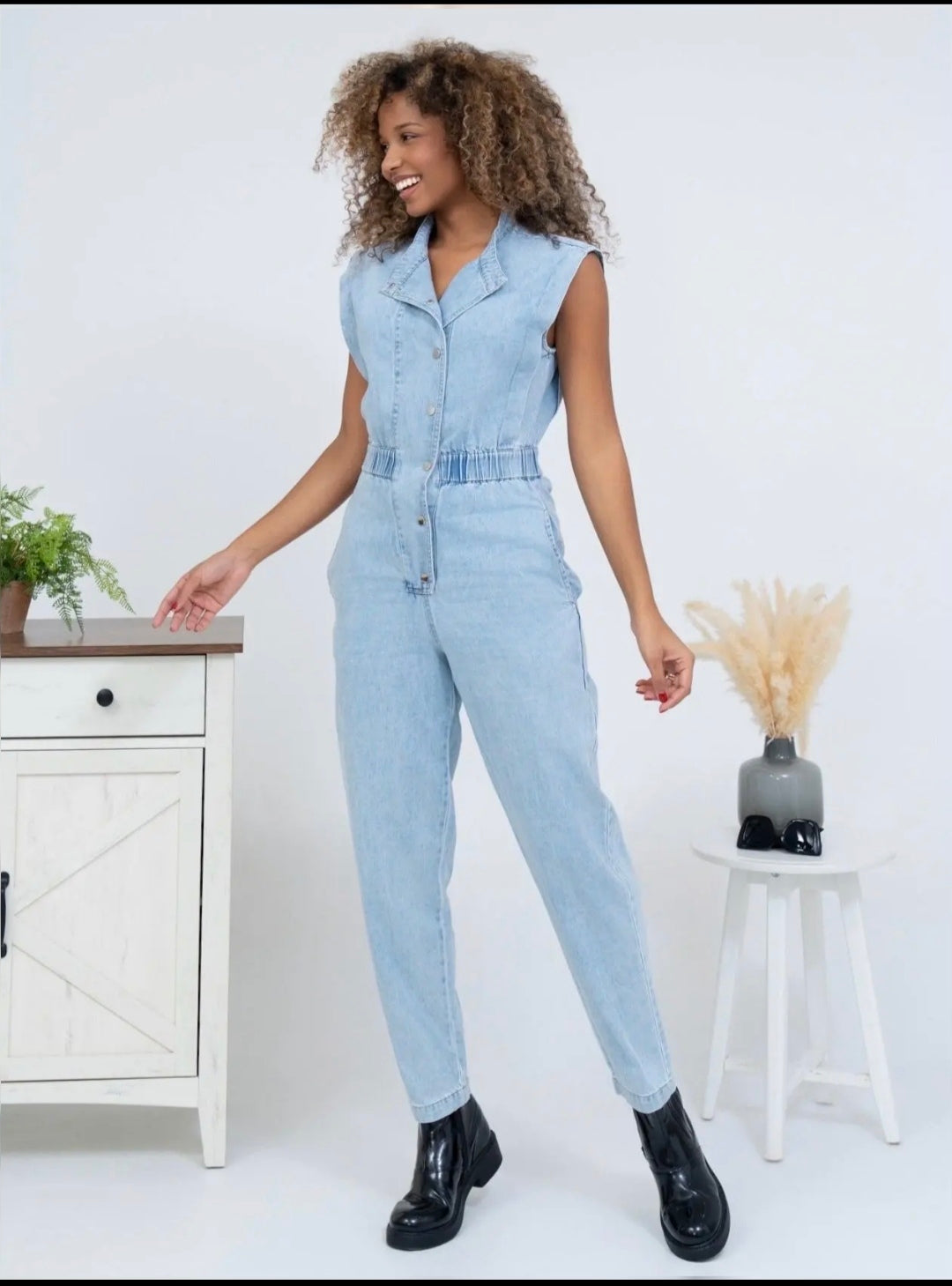 Mono Tina denim claro