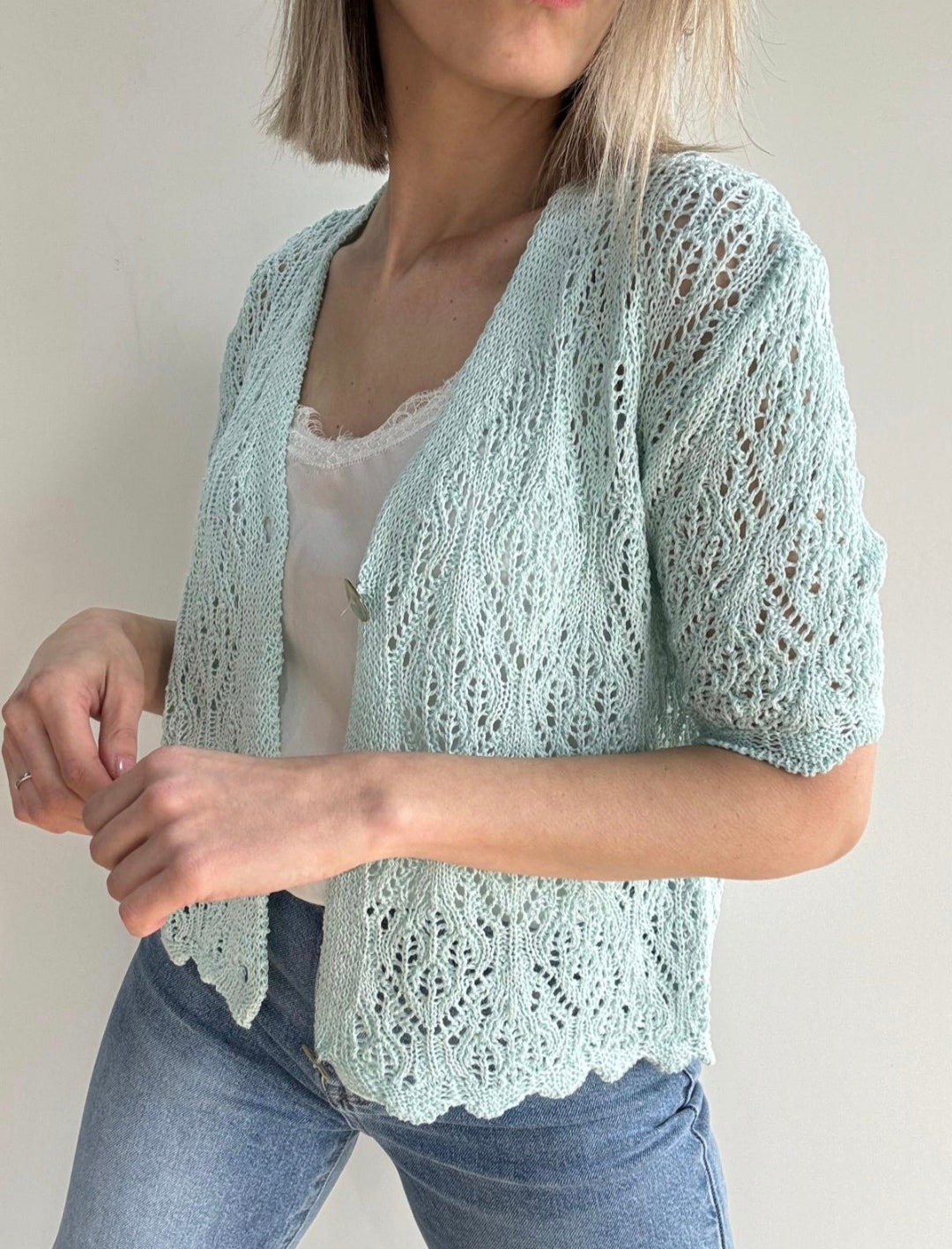 Chaqueta Charlotte verde agua