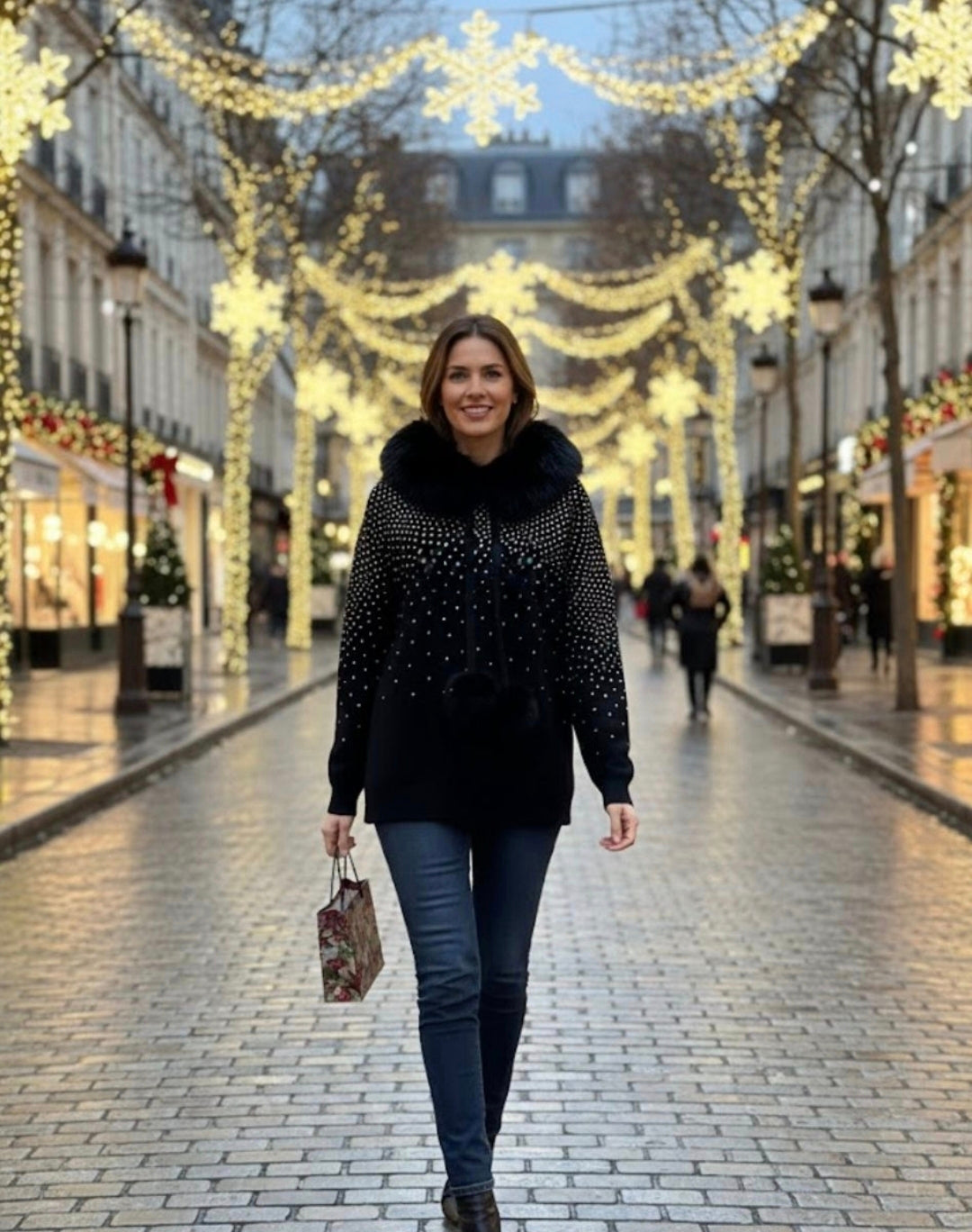 Sudadera Shine negro