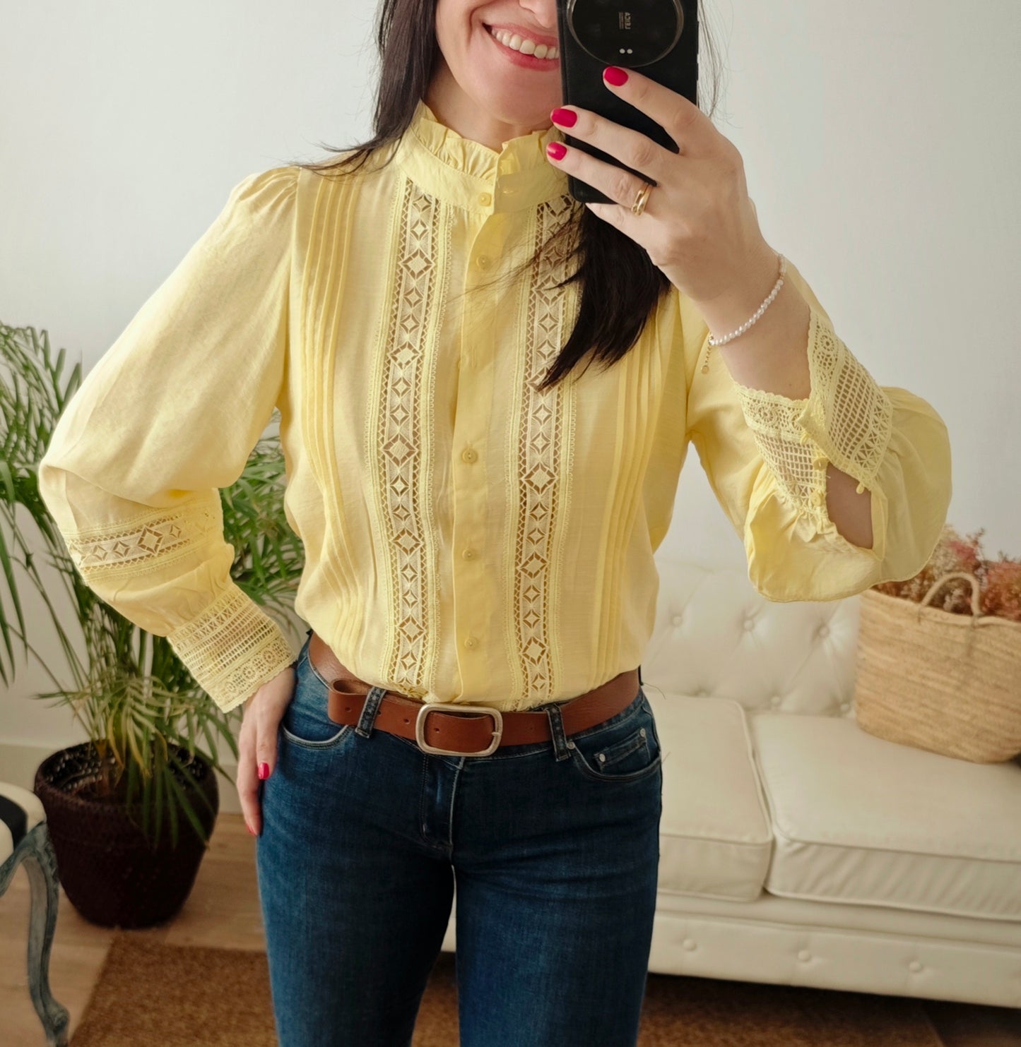 Blusa Martina amarilla