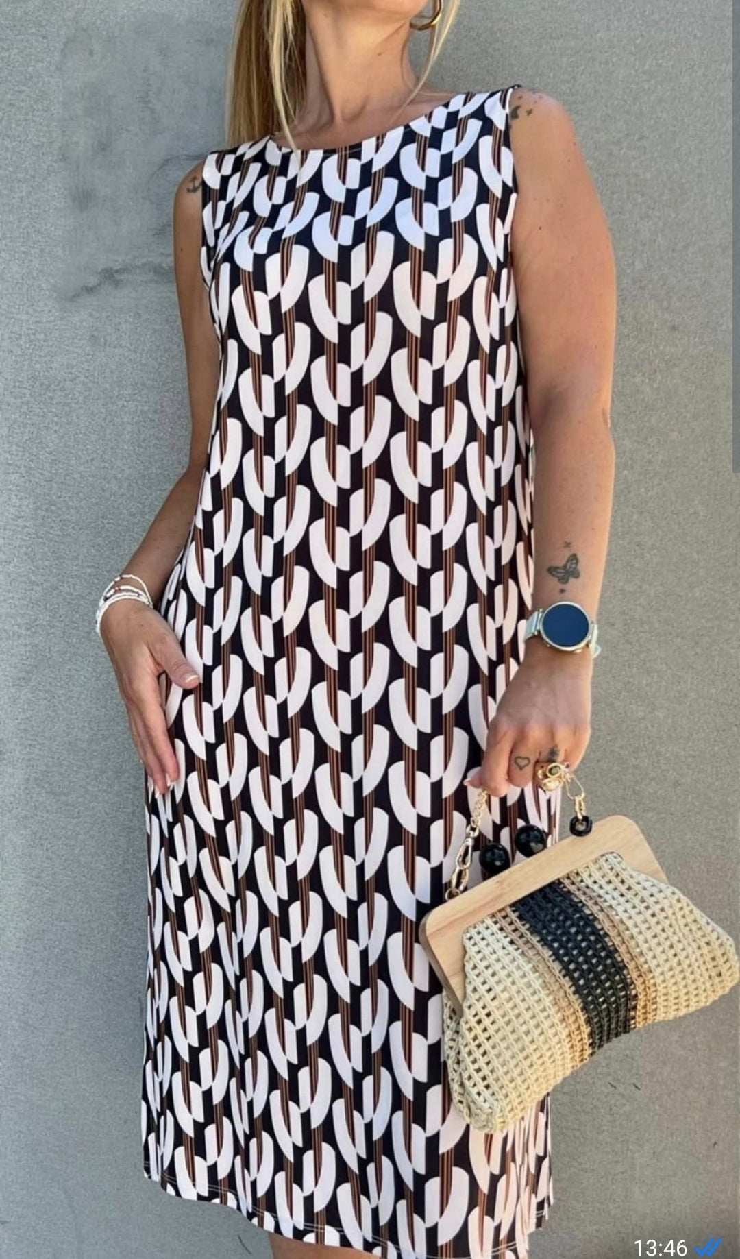 Vestido lágrima mokka midi
