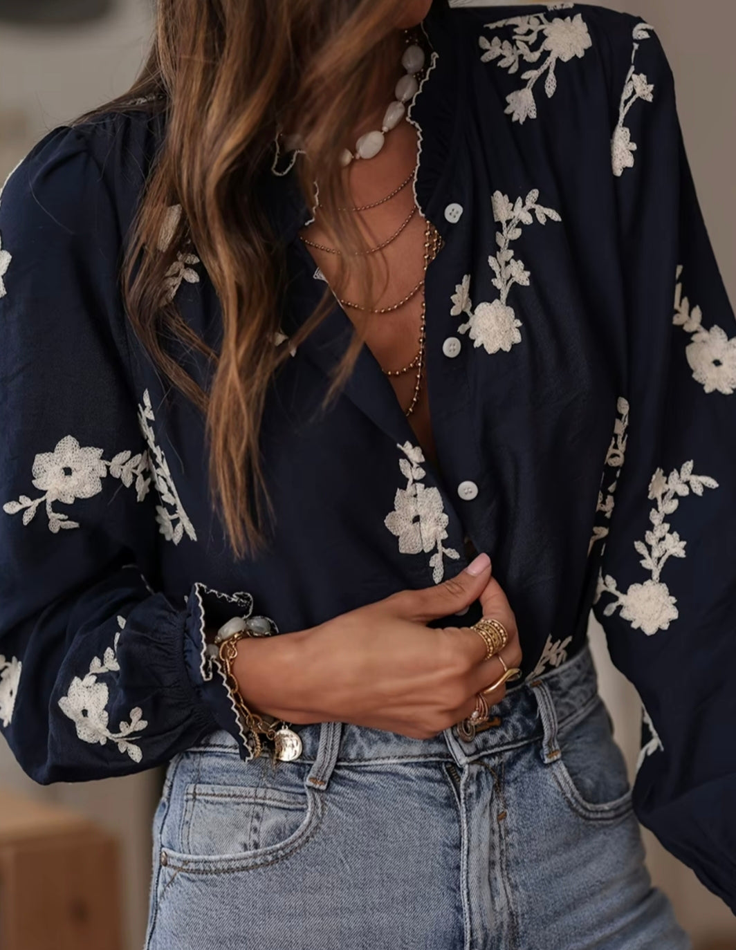 Blusa Cameron azul