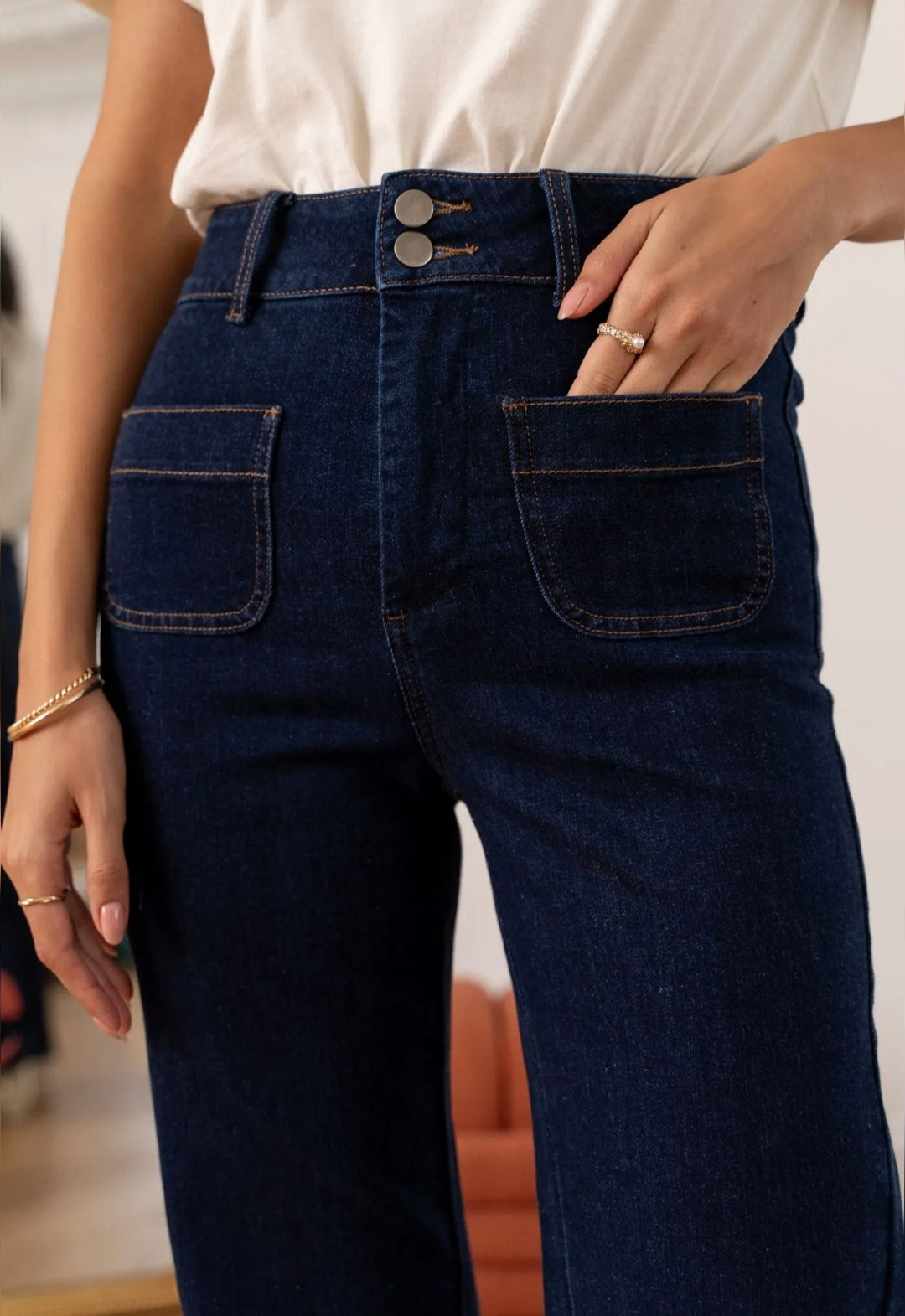 Elena denim oscuro