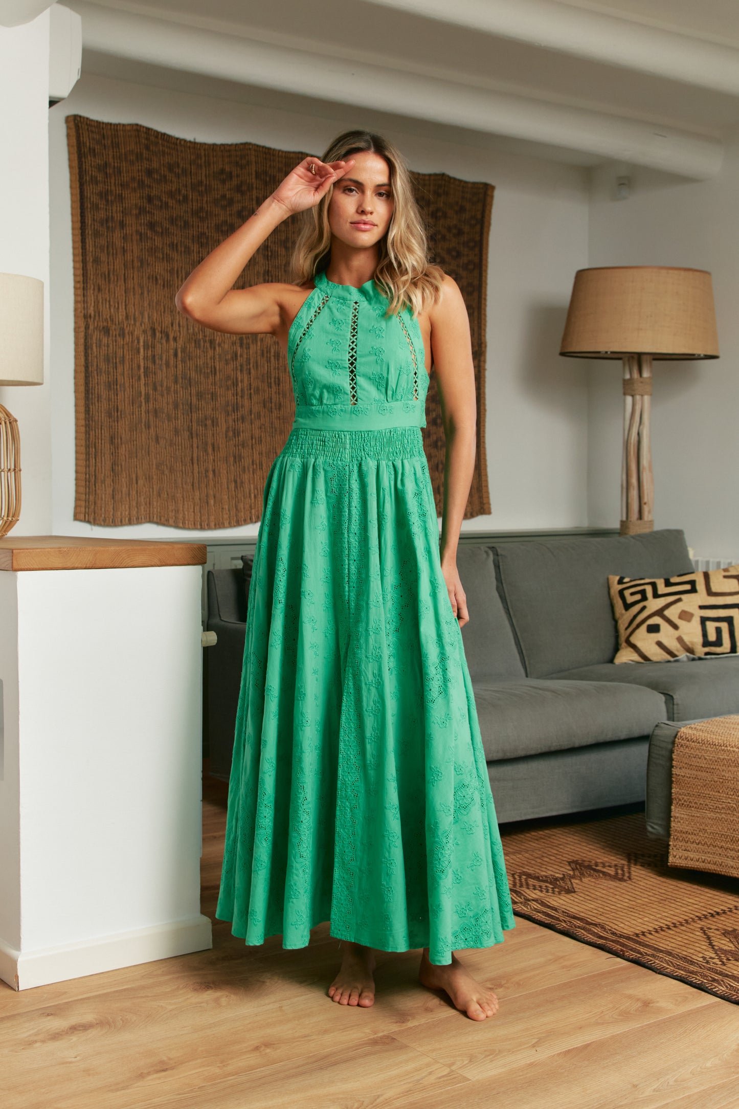 Vestido Endless esmeralda Jaase