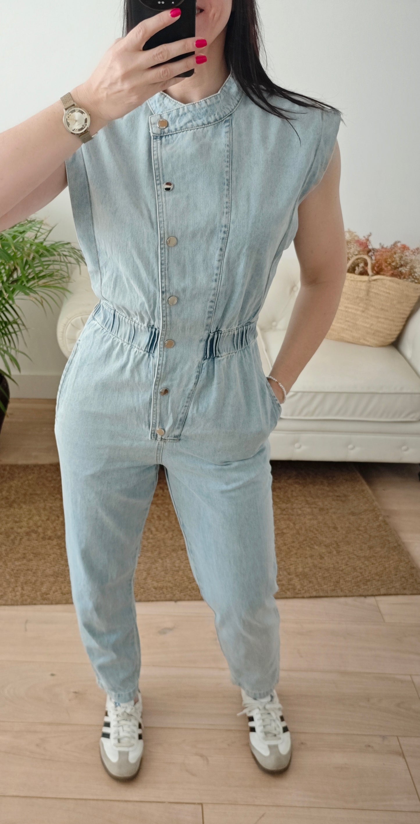 Mono Tina denim claro