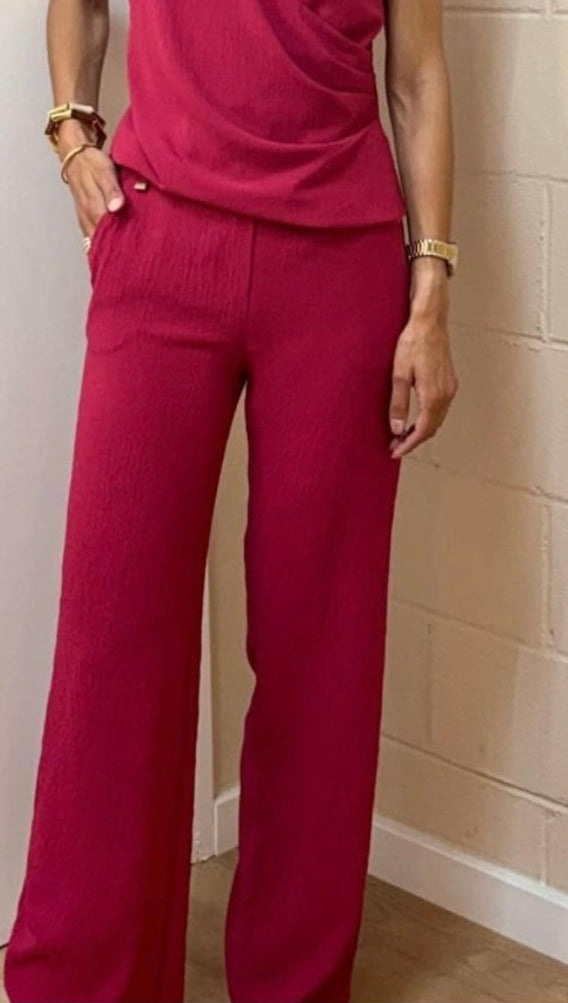 Pantalón Bel fresa