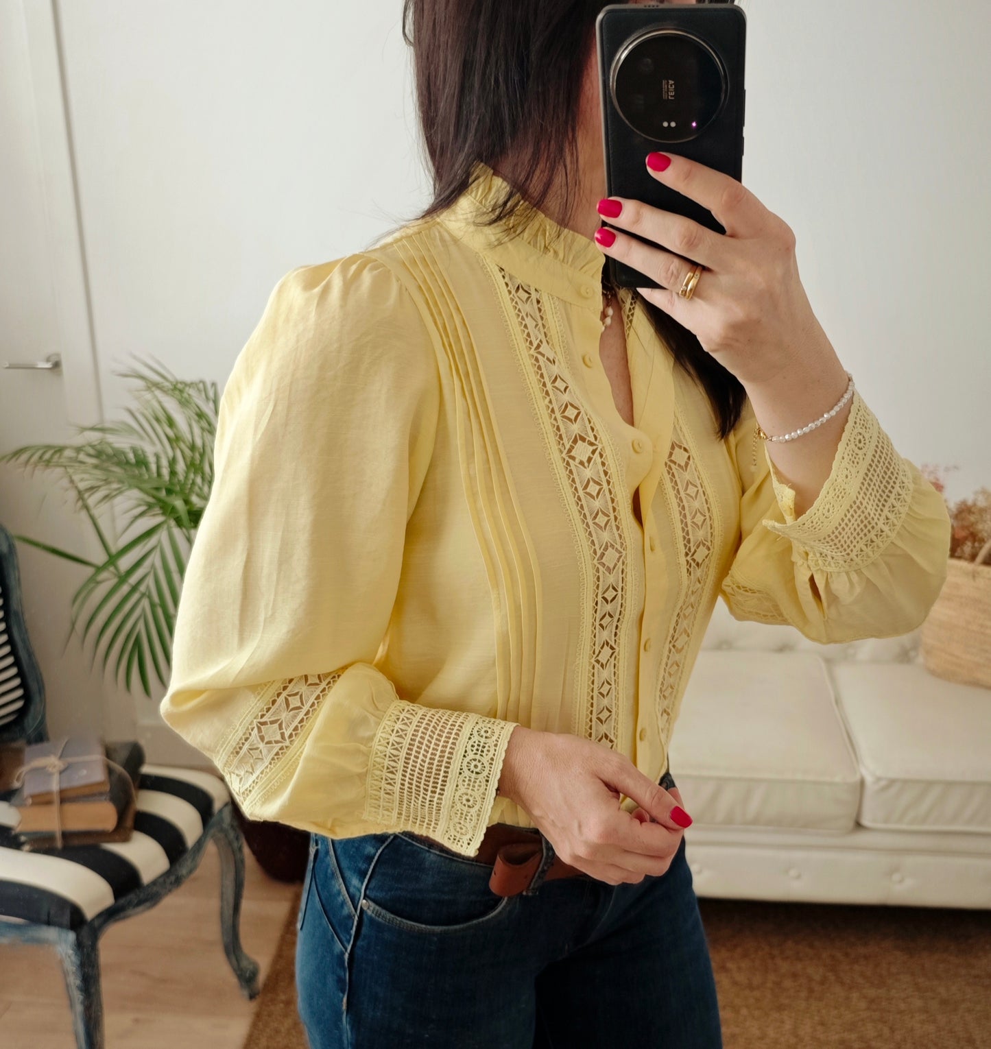 Blusa Martina amarilla