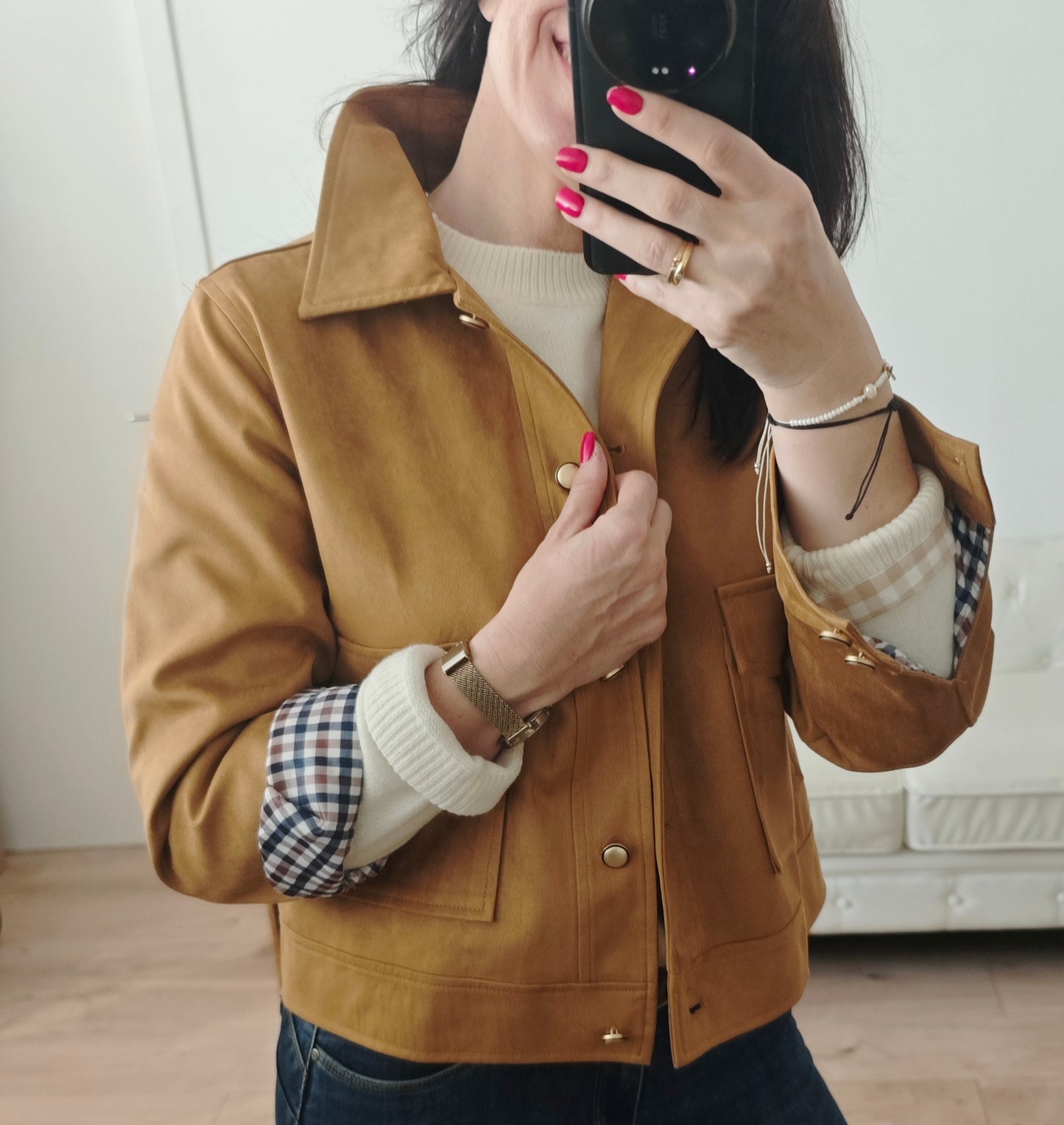 Cárdigan Carla camel