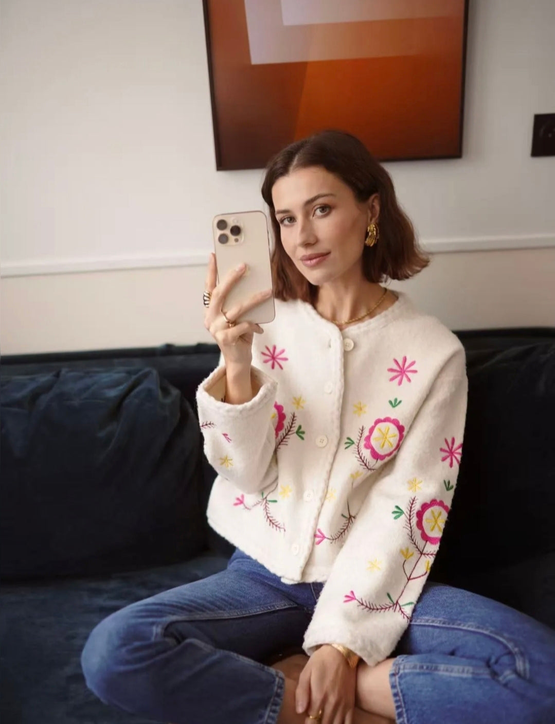 Cárdigan Sweet garden