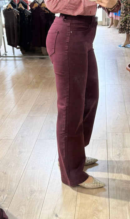 Pantalón Fiona Burdeos