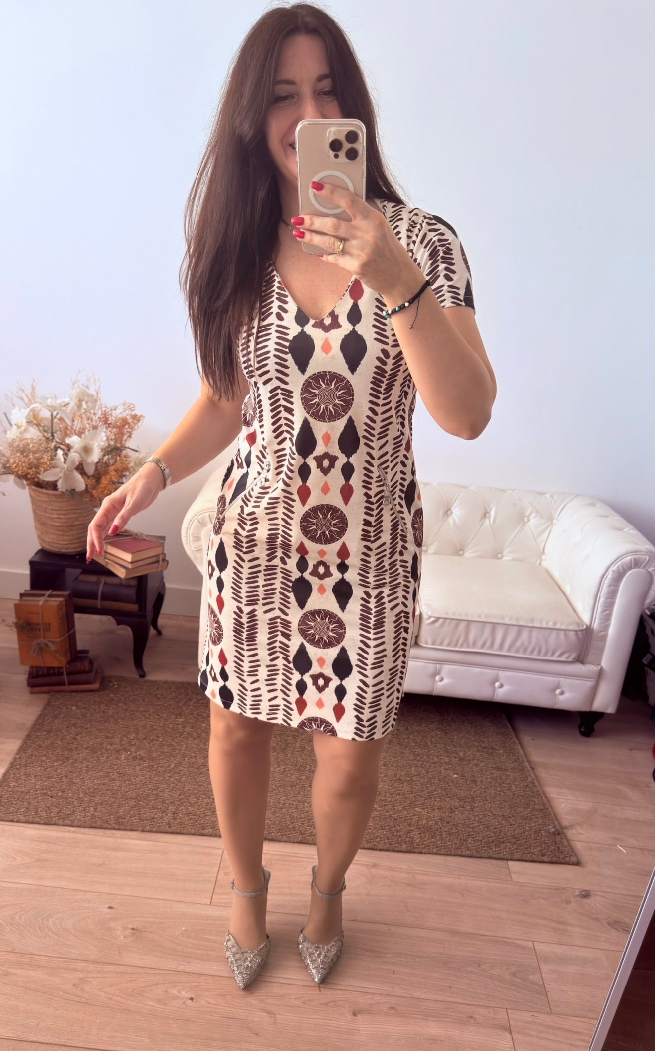 Vestido Inkti marrón