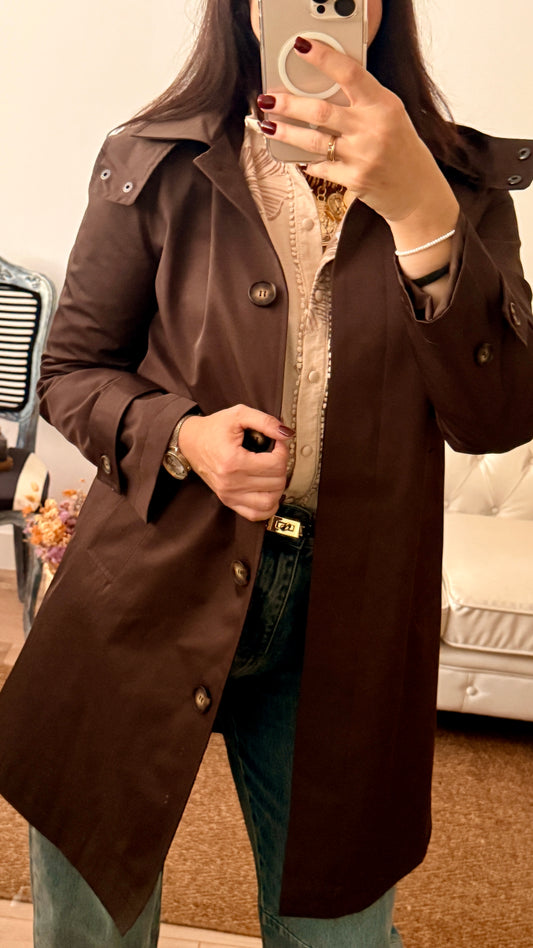 Gabardina chocolate