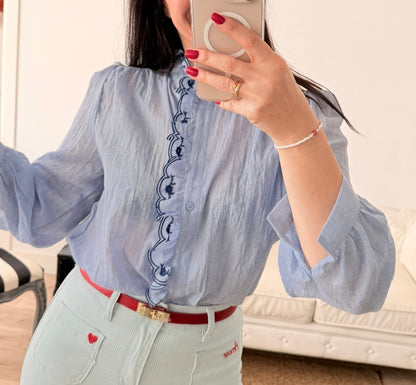 Blusa Nia azul