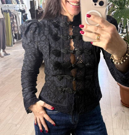 Blusa Victoria negro
