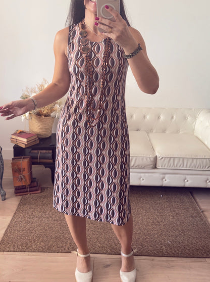 Vestido lágrima elipse midi