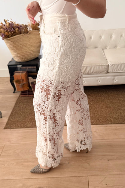 Pantalón Guipure