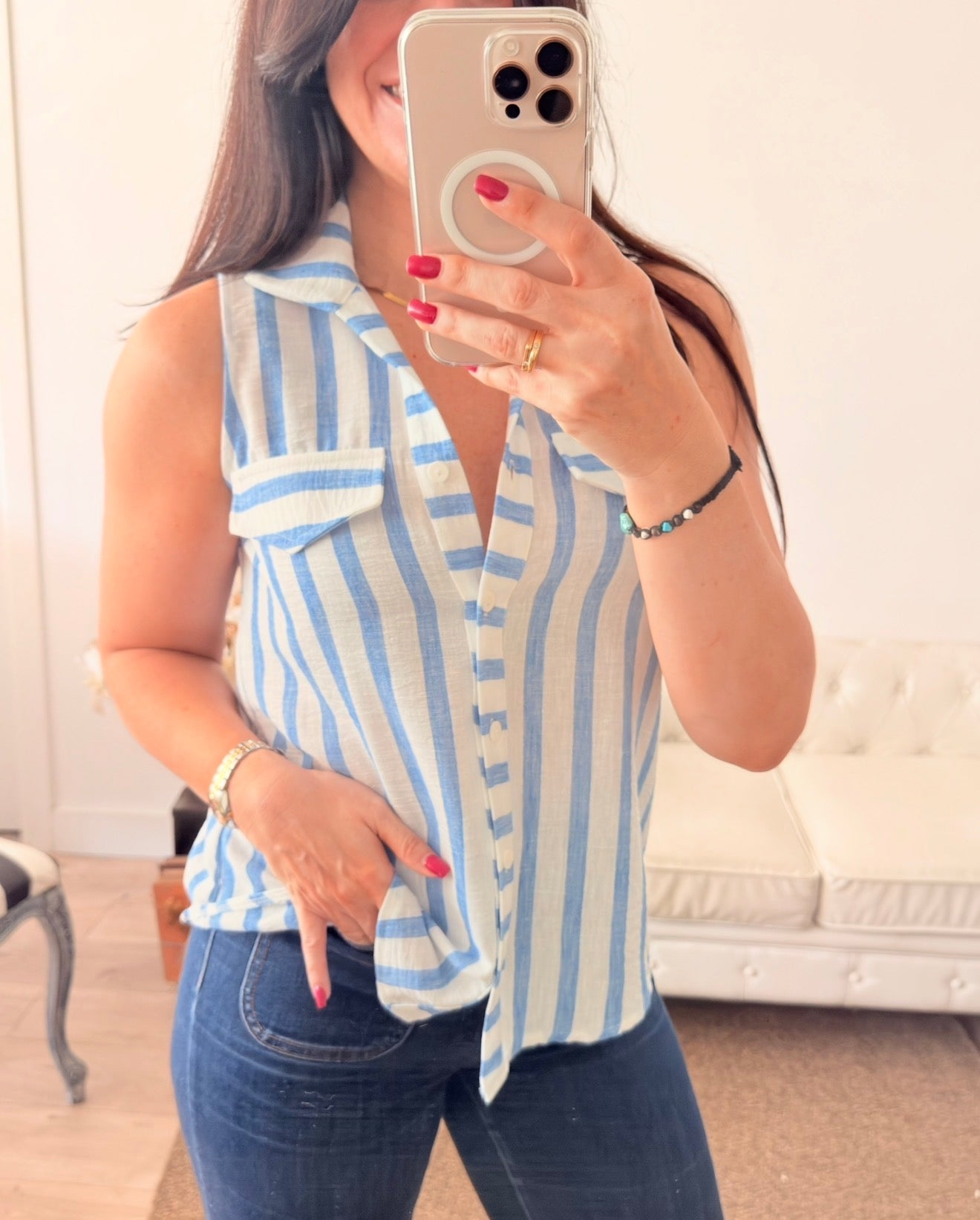 Camisa Acapulco  azul