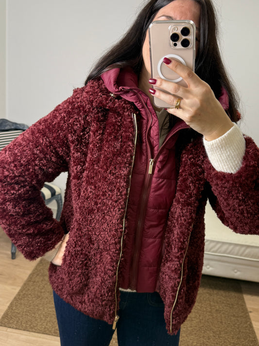 Chaquetón Amor Burdeos