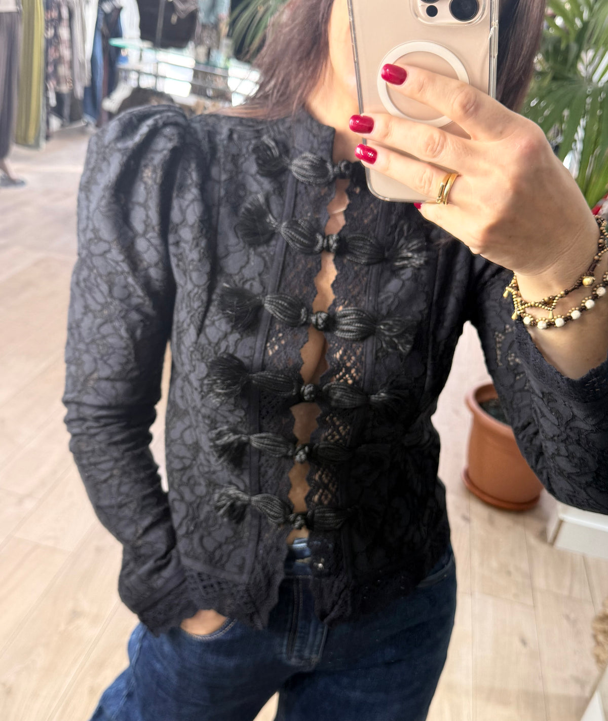 Blusa Victoria negro