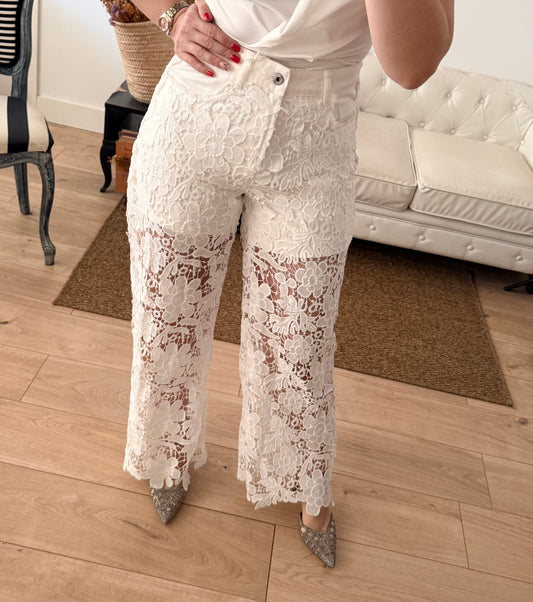 Pantalón Guipure