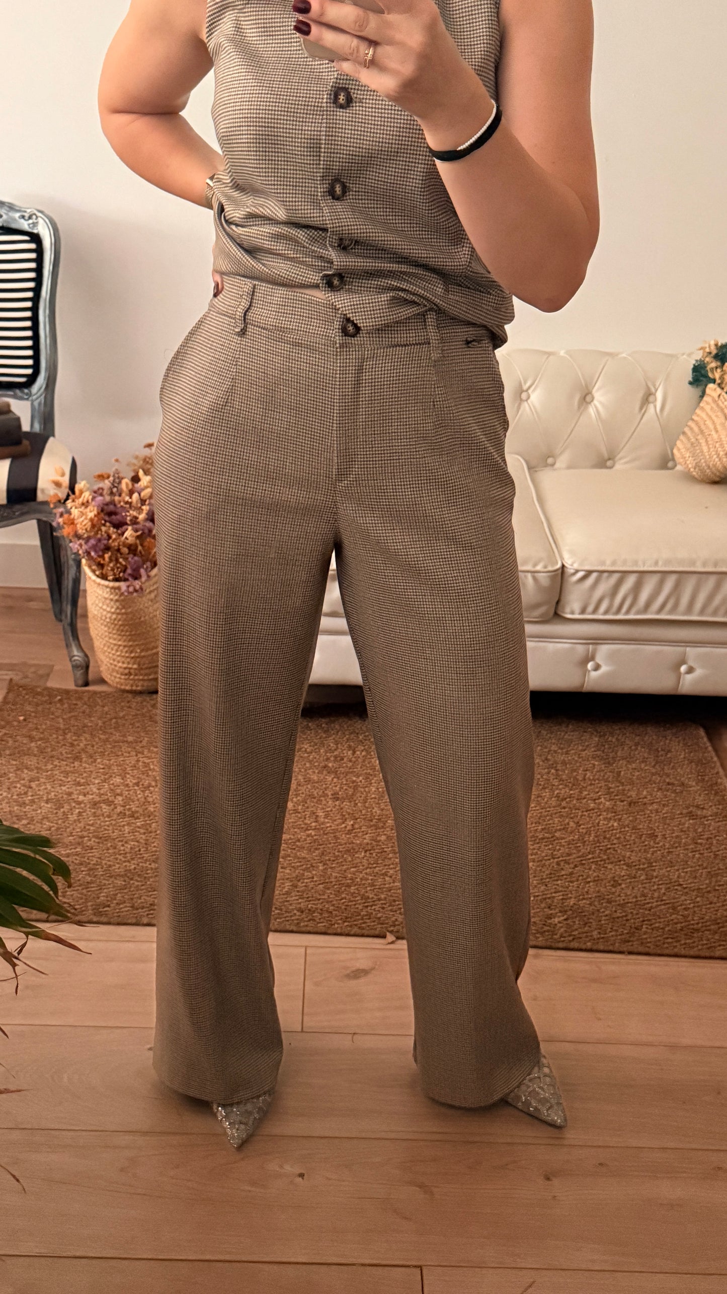 Pantalón cuadros