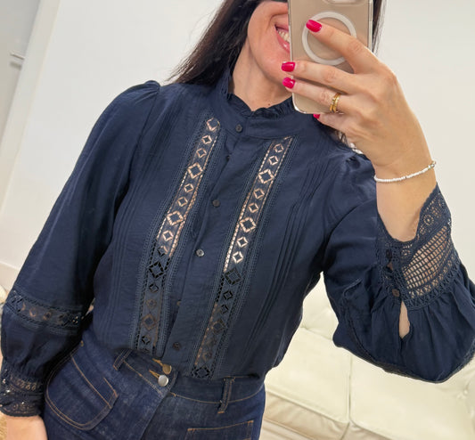 Blusa Martina marino