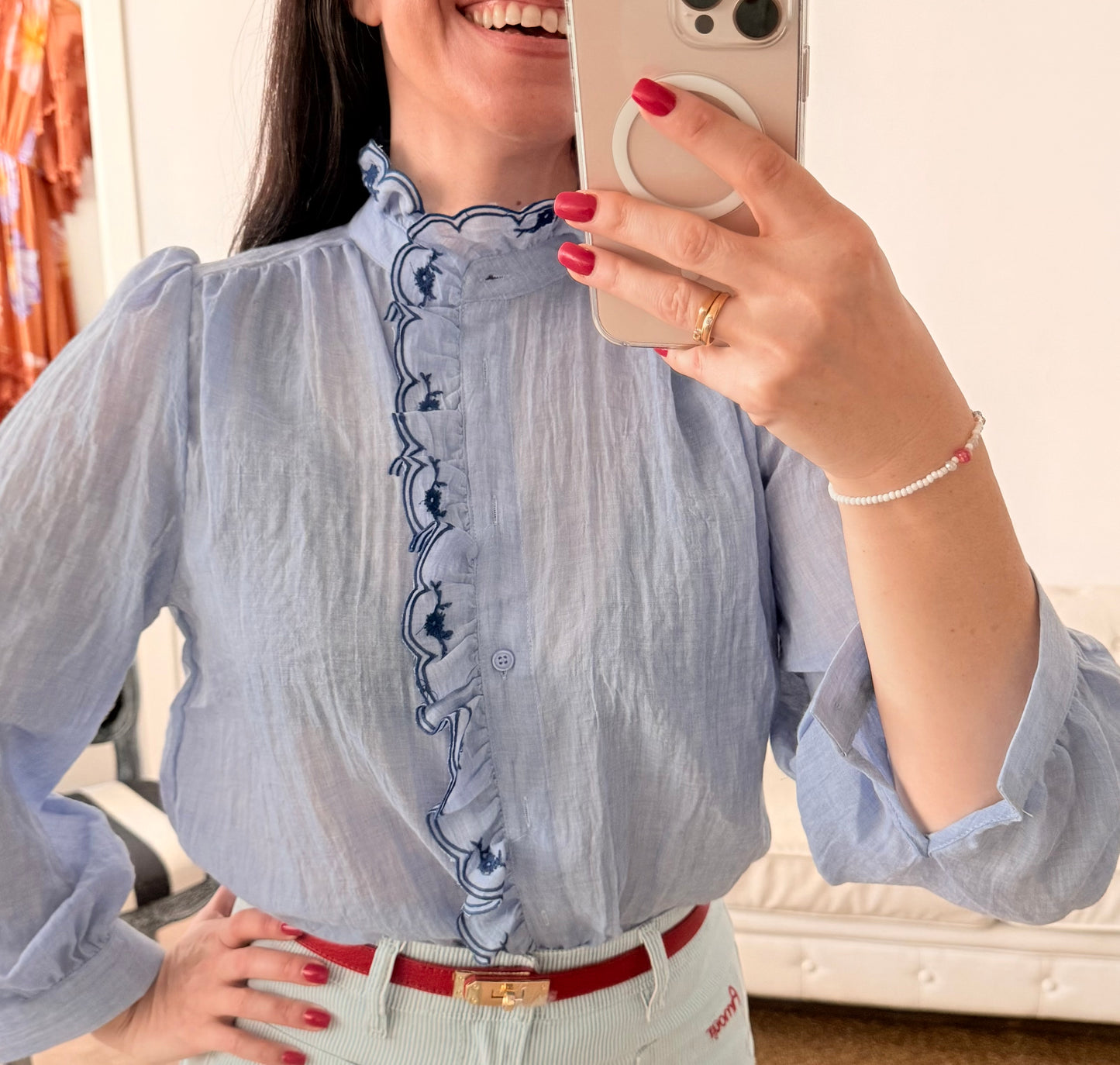 Blusa Nia azul