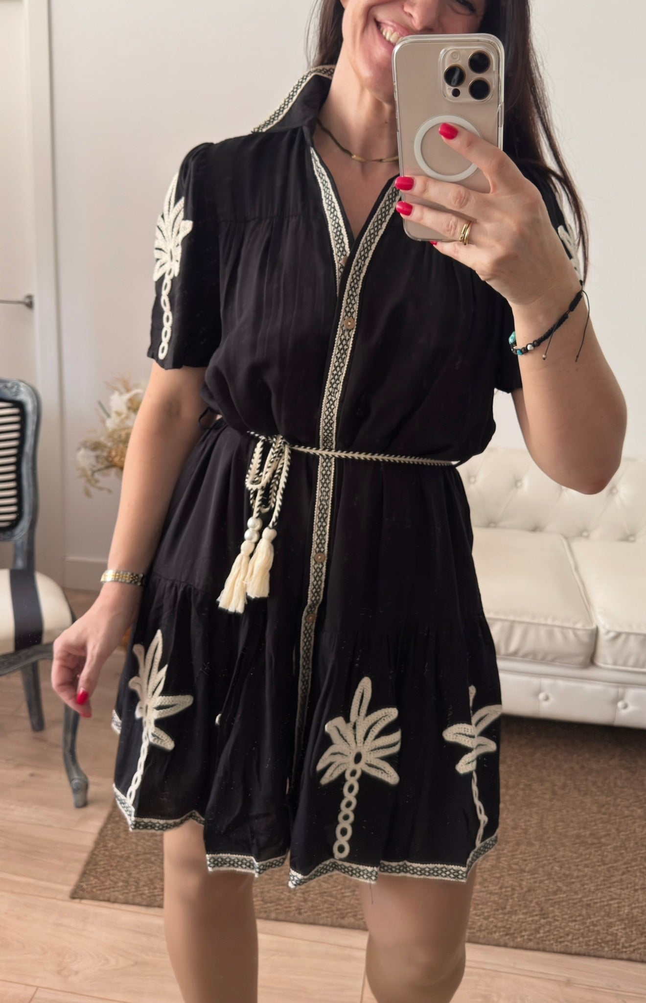 Vestido Palm negro