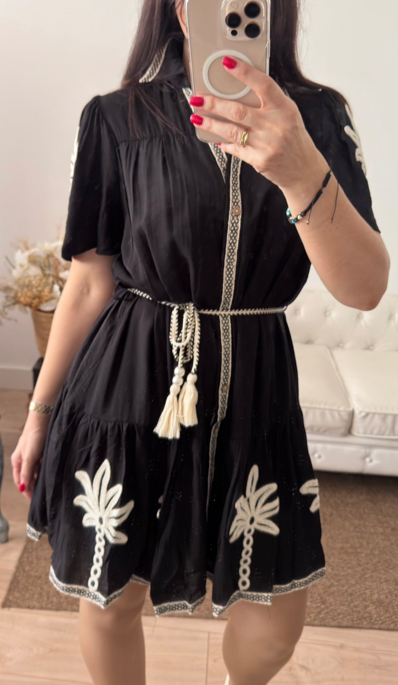 Vestido Palm negro