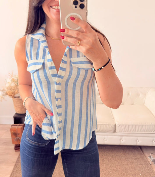 Camisa Acapulco  azul
