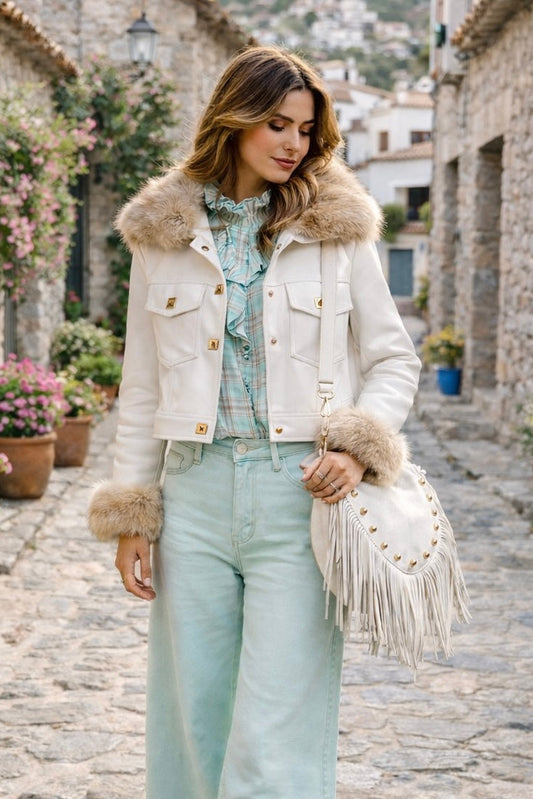 Cazadora Agatha blanco