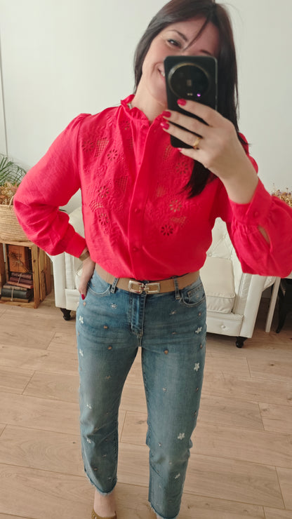 Blusa Camila coral