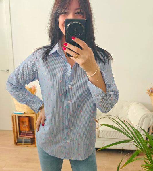 Camisa plumeti azul