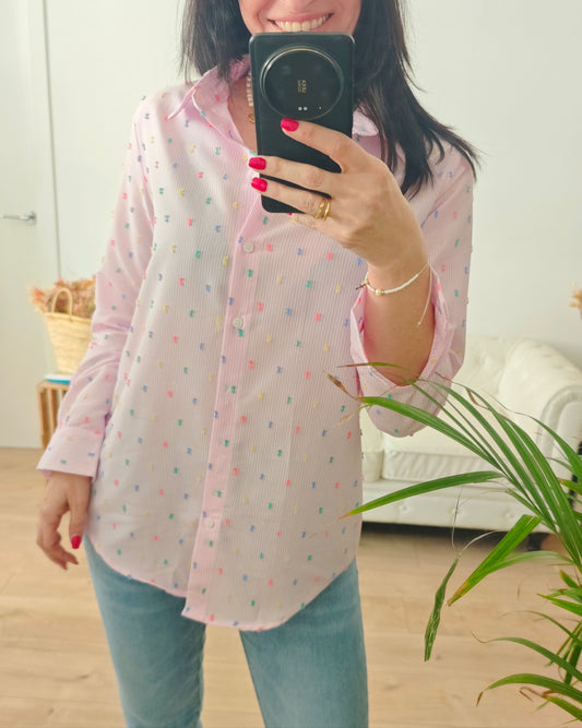 Camisa plumeti rosa