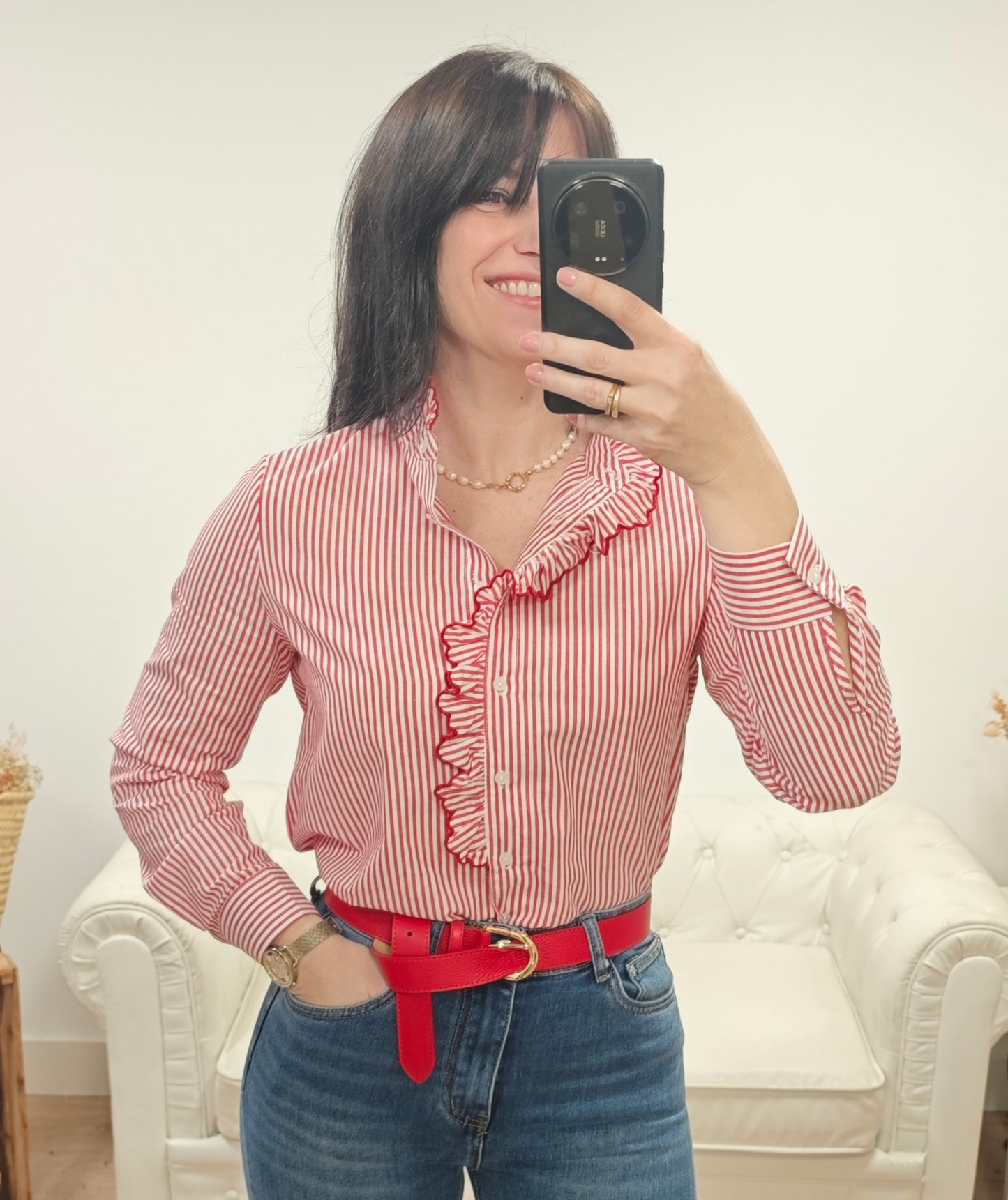 Camisa Chloe roja