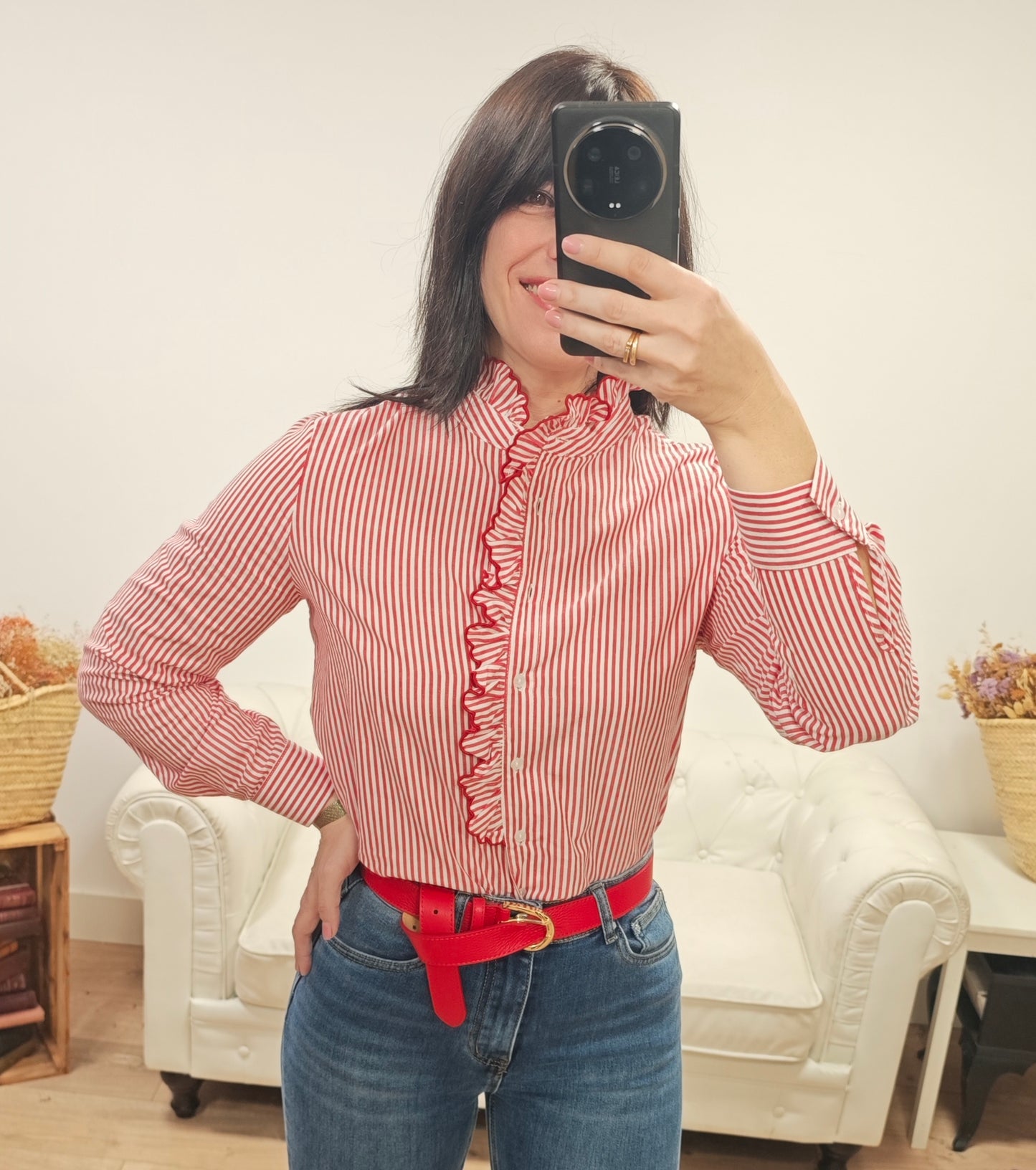 Camisa Chloe roja