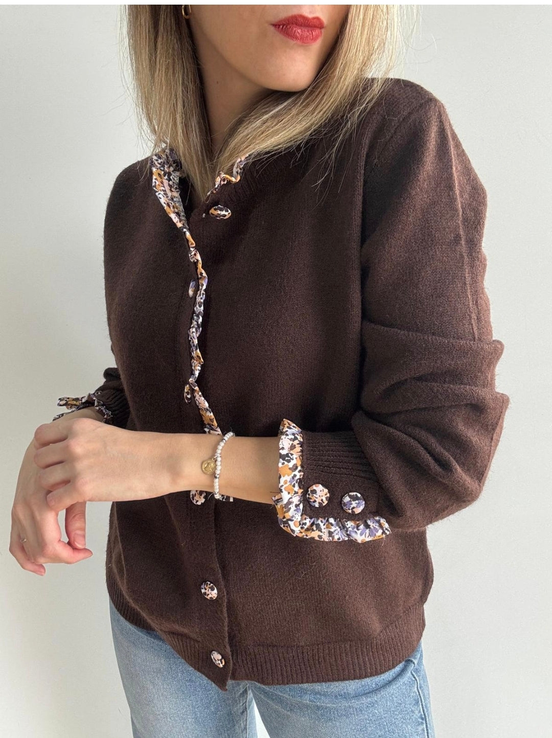 Cárdigan Mila chocolate