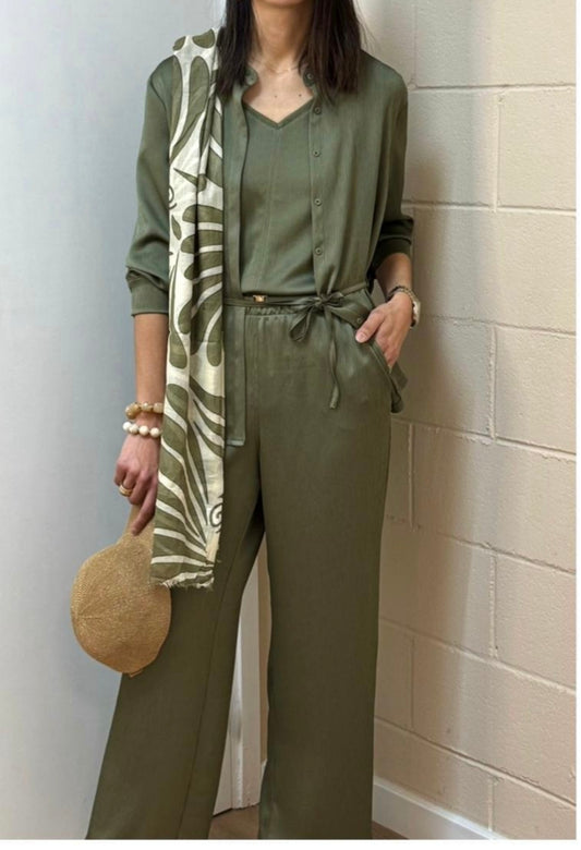 Sobrecamisa trendy verde