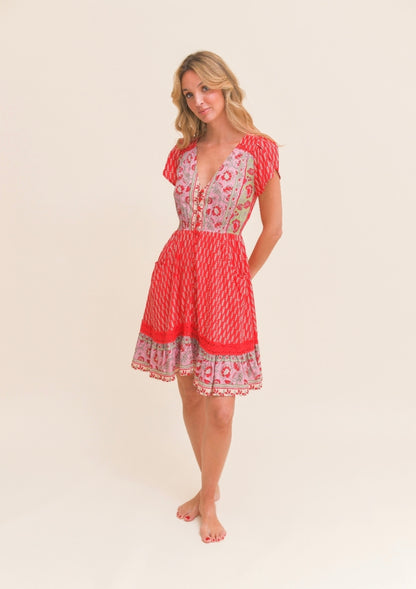 Vestido Zelie carmen mini jaase