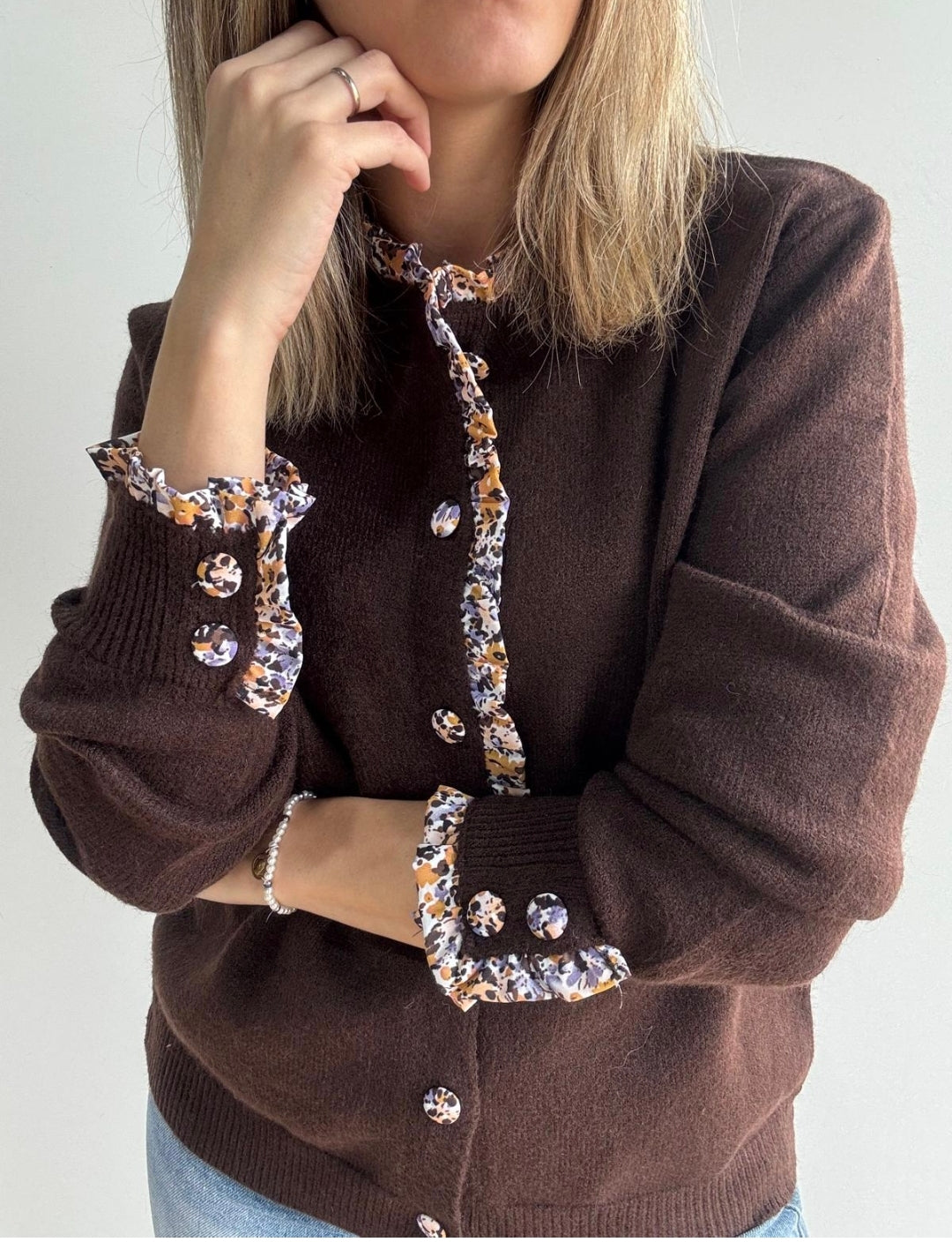 Cárdigan Mila chocolate