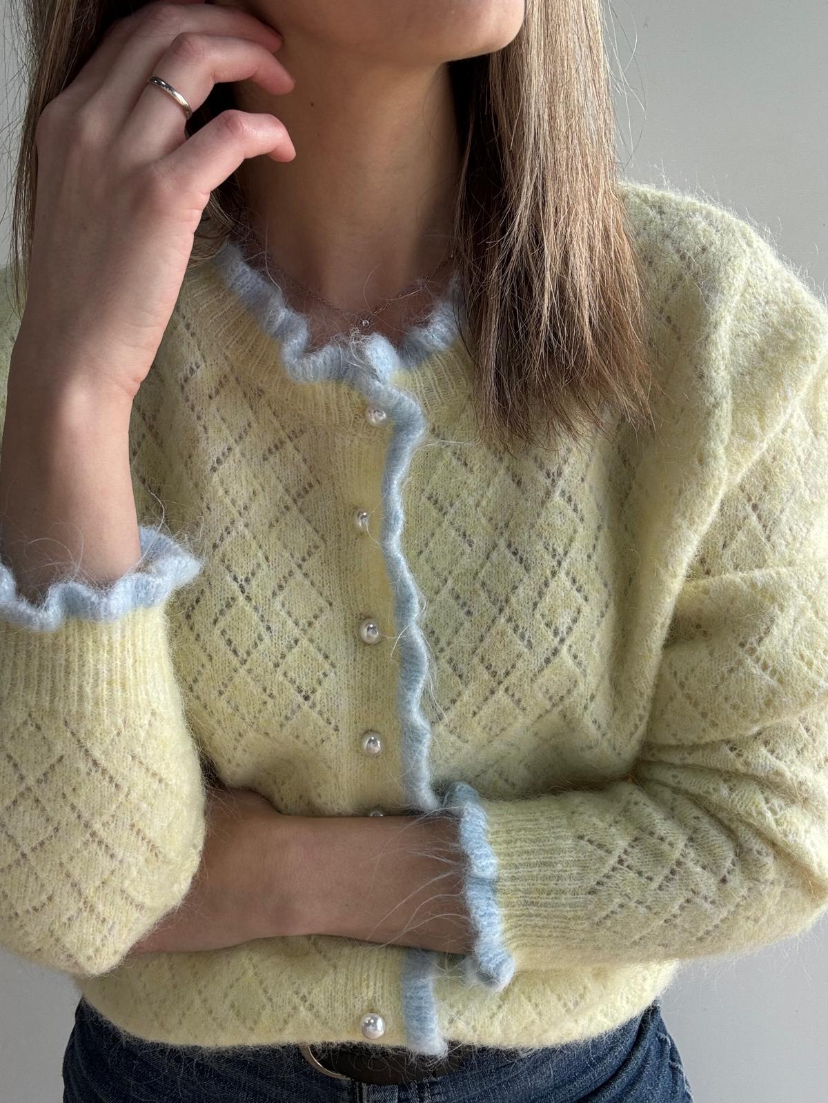 Cárdigan Dominique amarillo