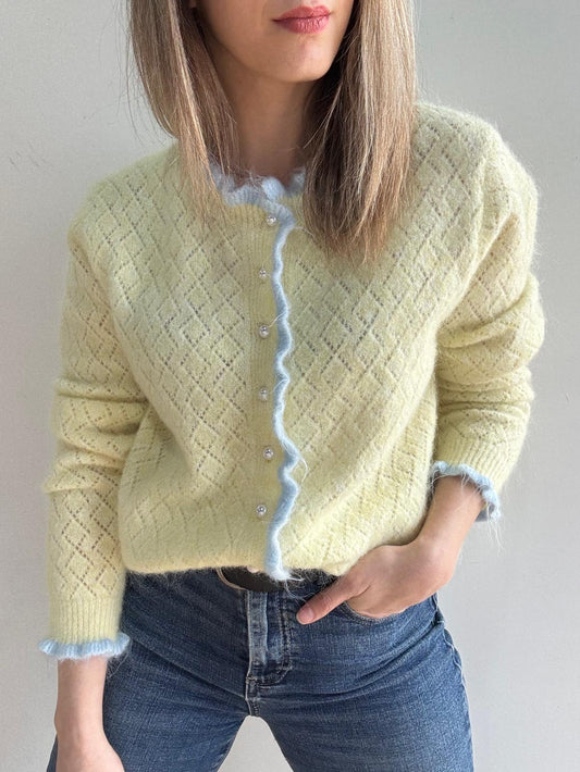 Cárdigan Dominique amarillo