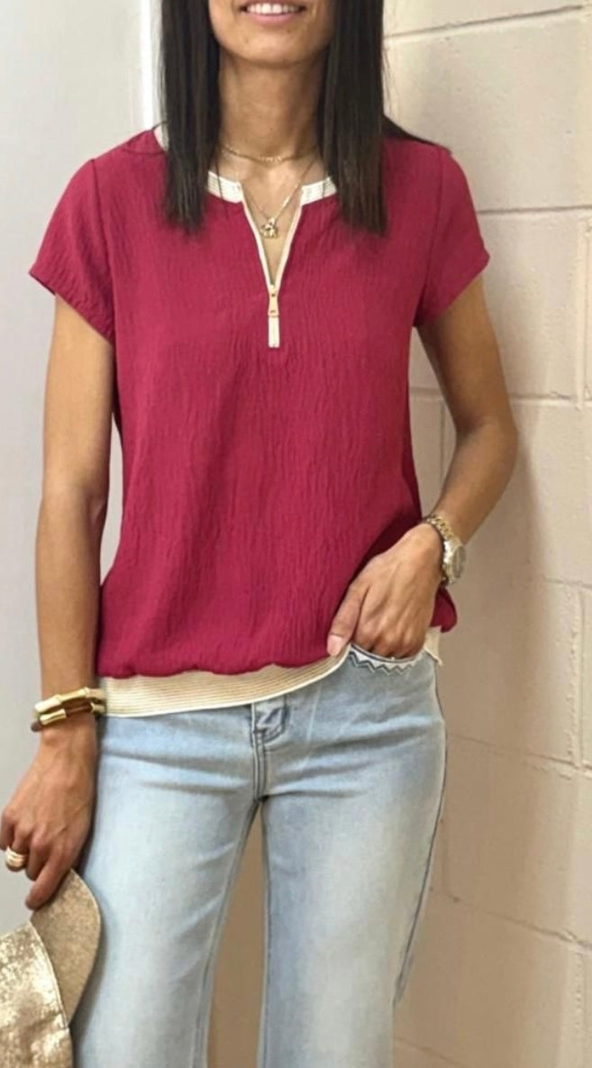 Blusa Dublin bel fresa